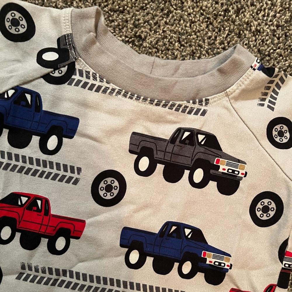 Small Shop Short Sleeve Truck Shirt 6-9M - Picture 1 of 3